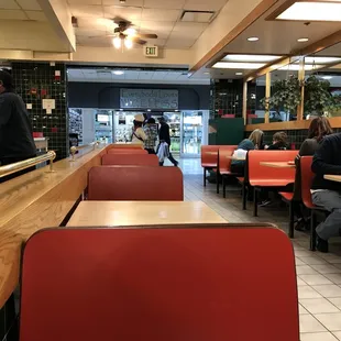 sushi and sashimi, interior