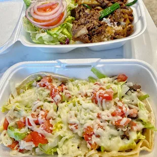 Galbi Tacos and Bulgogi Combo