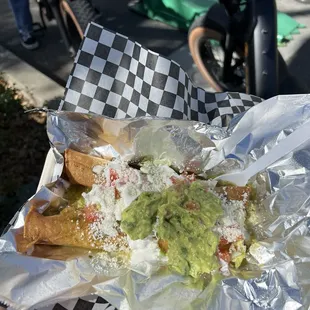 Holy Guacamole has been added to the menu so of course we had to get that added to our flautas. Yum!