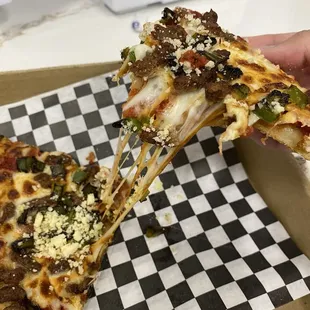 Cheese pull