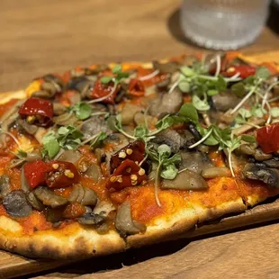 Mushroom flatbread