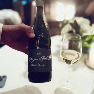 A chenin Blanc to get the meal started