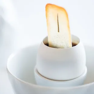 Hen Egg Custard | "Ragoût" of Black Winter Truffles