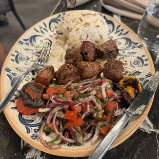 Steak kebab