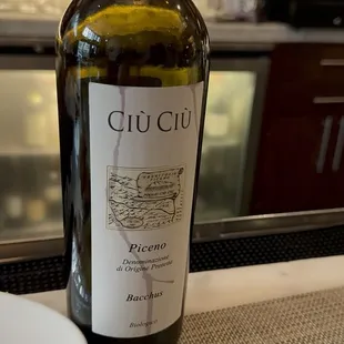 A very delicious red wine.