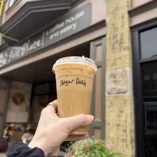 iced sugar cookie latte