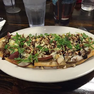 Delicious Pear &amp; Blue Flat Bread