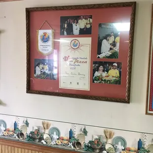 a variety of items on display