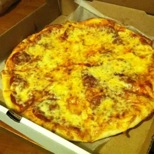 Pepperoni cheesy deliciousness!