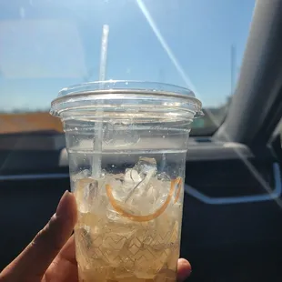 Full of ice (Oct 20) - this is after asking for light ice