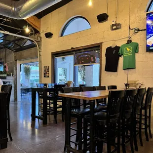 Bar area and patio in the background