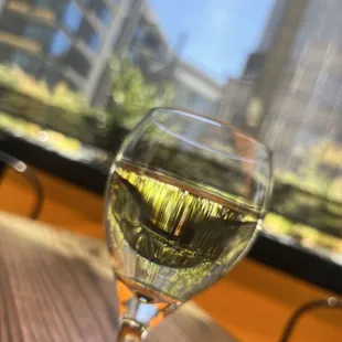 Pinot Grigio on a beautiful porch