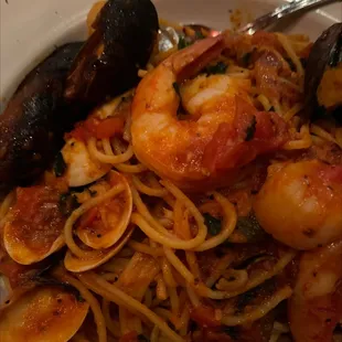 Seafood Spaghetti Di Mare