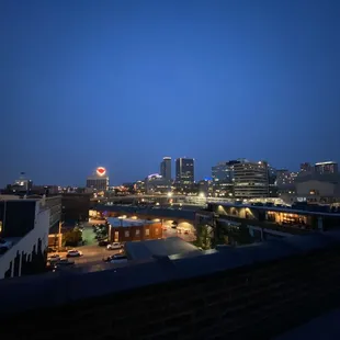 View from the rooftop bar