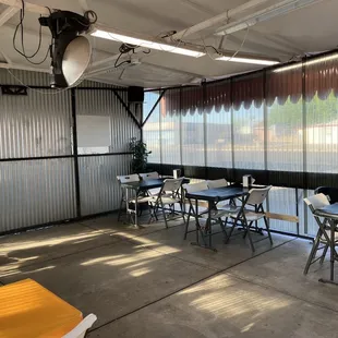 Dining area. Ahhhh, shade.