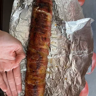 Huge burrito definitely two person portion