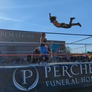 Lucha Frontera at the event today