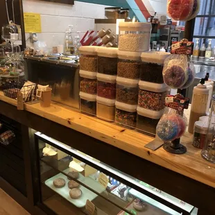 Counter for ordering drinks