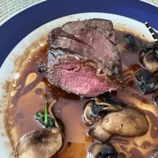 My leftovers, their fillet, and it also comes with pasta and red sauce!