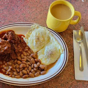 Carne Adovada and eggs