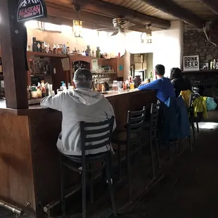 Beautiful, well-stocked bar!