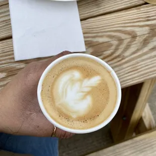 Cappuccino with oat milk
