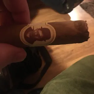 Love this cigar.  I don't want smoke anything else. Ball game on TV, cigars and keno. My second home.