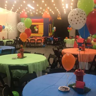 Character themed birthday party