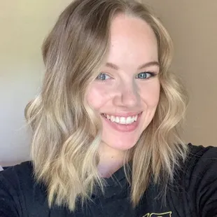 Chopped a foot of hair off!