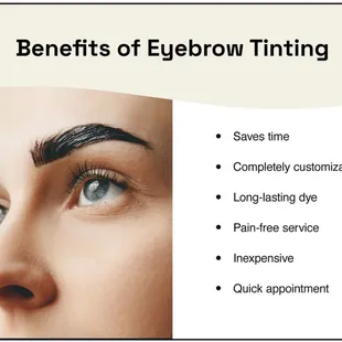 Eyebrow Tinting