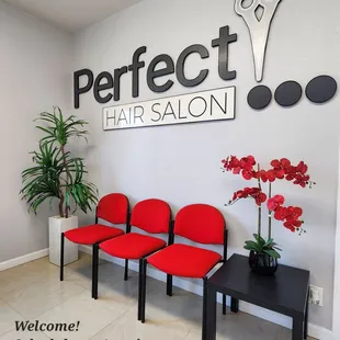 Perfect Hair Salon 
Guest area