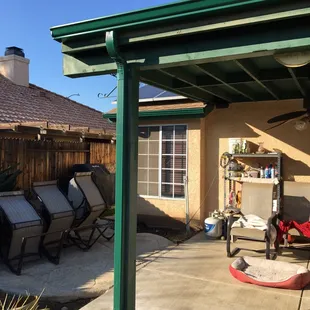 Used to cascade off my back porch cover so bad my dog wouldn't go pee.