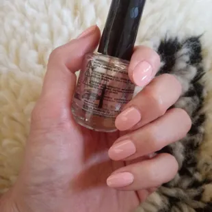 Simple nail polish manicure by &quot;Perfect Nails&quot; in Tehachapi.