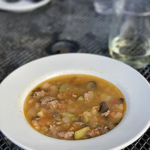 Sausage and vegetable soup