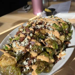 Bacon Brussel Sprouts appetizer