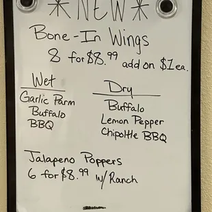 Additional menu items- June 2023