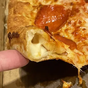 Stuffed crust!