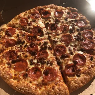 3 Meats Pizza