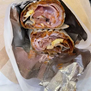 Chipotle breakfast burrito ($12)