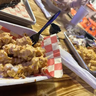 chicken wings and fried chicken, food