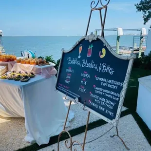 Bubbles, Bloodies &amp; Bites Brunch Party on the water by Perfect Thyme Catering &amp; Event Planning