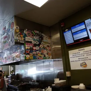 Picture taken from the front counter.