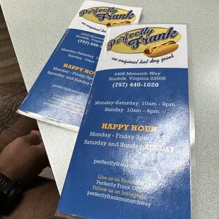 Menus