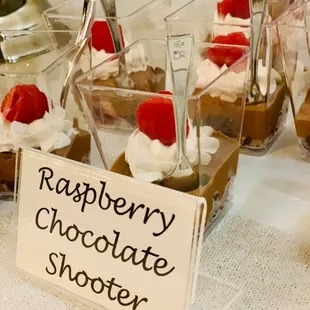 Raspberry Chocolate Shooter