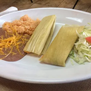 Corn Tamales plate