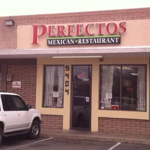 On the west side of the street.