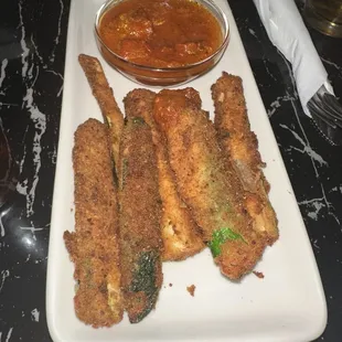 Fried zucchini