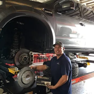 Brakes and calipers? We got you. Look at these beautiful, shiny new brakes.