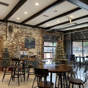 the interior of a coffee shop