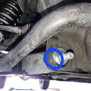 Damage caused by Performance Off Road Flattened the alignment guides